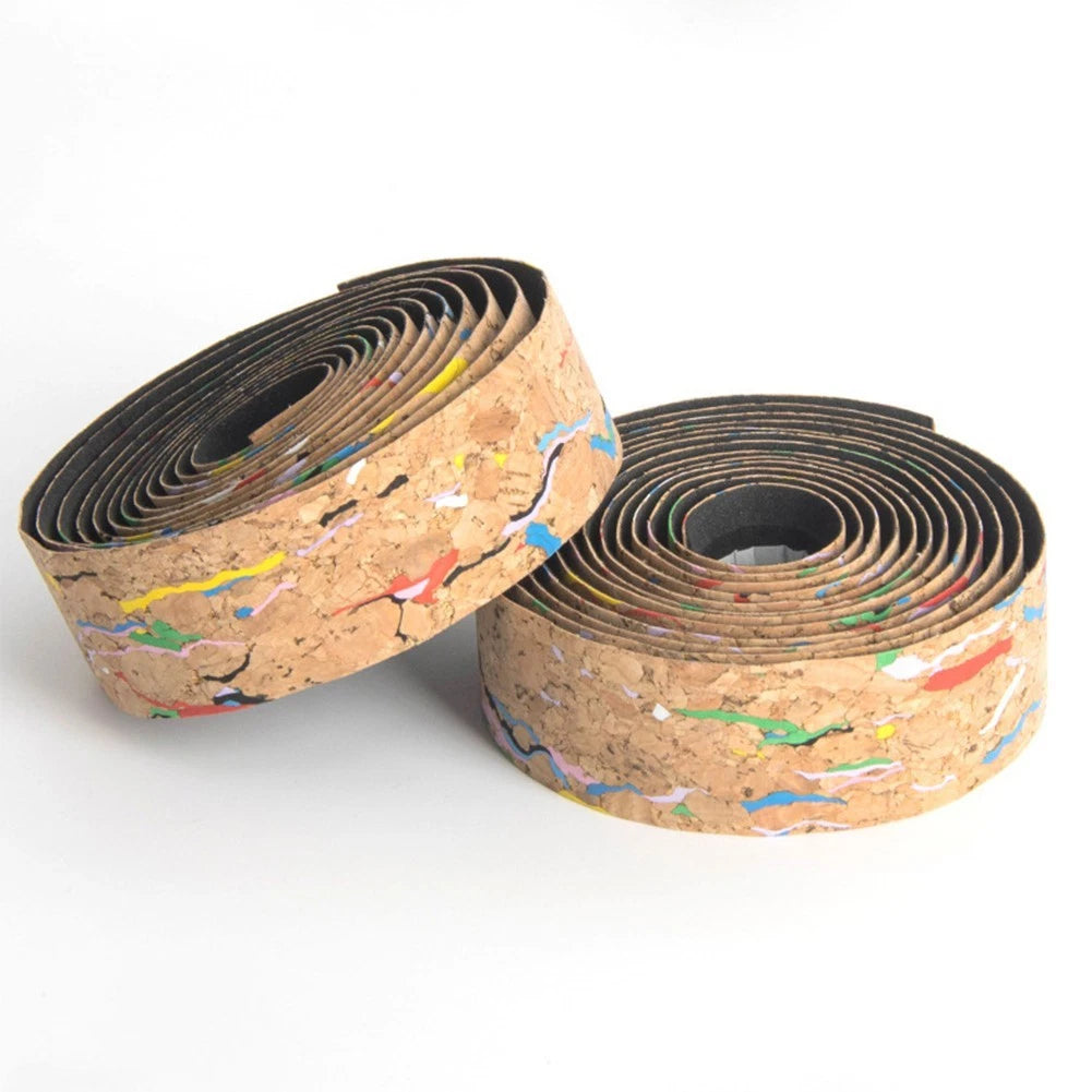 Cushioned PU Handlebar Tape for Comfortable Cycling (2150mm Length) Brown