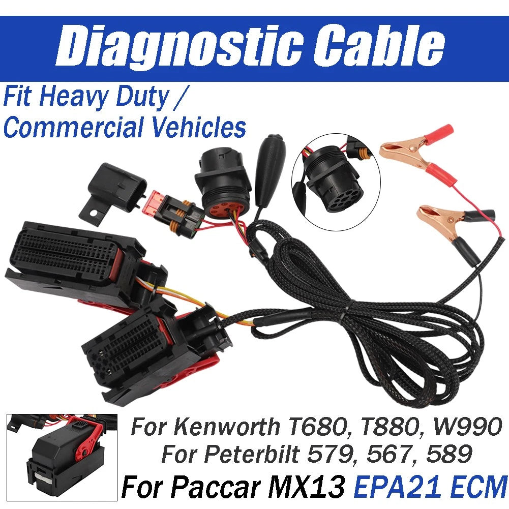 Diagnostic Cable for Kenworth T680 T880 Peterbilt 579 (Paccar MX13 EPA21)