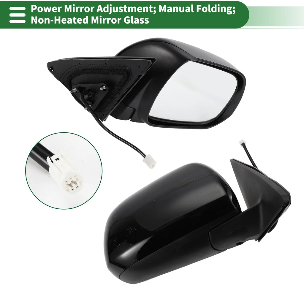 Right Side Door Mirror Replacement for Toyota Highlander Non Heated (2014–2019)