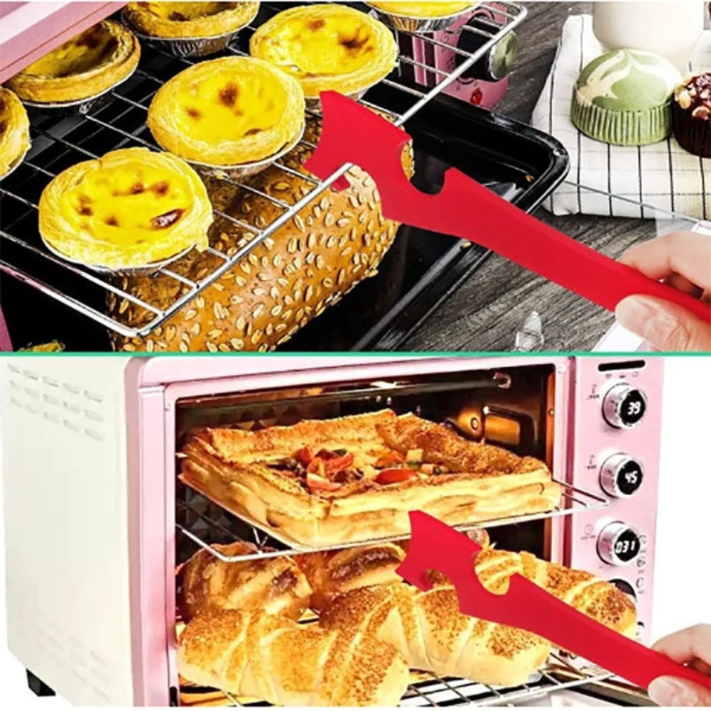 Oven Push Pull Tool for Safe Baking Tray Use (Heat Resistant)