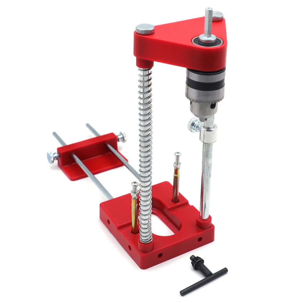 Adjustable Hole Drilling Template Tool for Woodworking