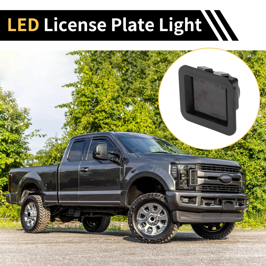 2pcs License Plate Light Tag Lamp Replacement for Ford F-150 (2015–2023)