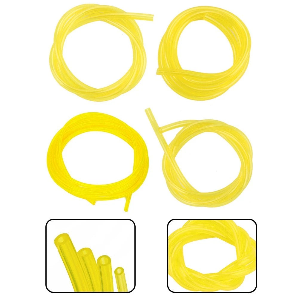 4 Sizes Air Fuel Line Hose Yellow 16Ft Tube for 2 Cycle Small Engine