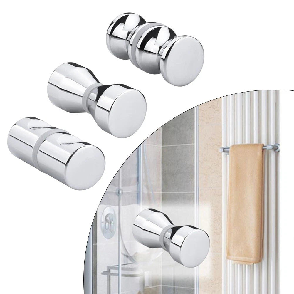Cabinet Knobs Set of 4 Aluminum Alloy Bathroom Door Hardware