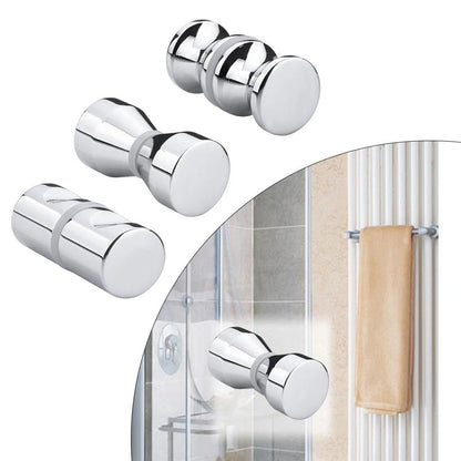 Cabinet Knobs Set of 4 Aluminum Alloy Bathroom Door Hardware