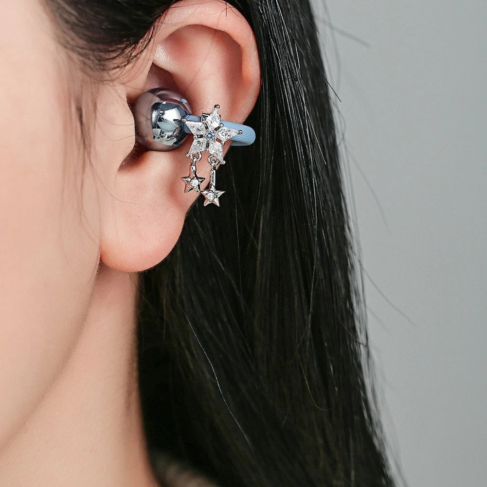 Silver Copper Ear Charm for Open Ear Earphone Clips (1/2 Generation)