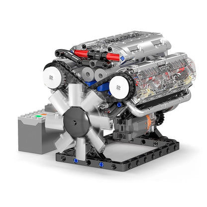 V8 Engine Motor Building Blocks for Visible Model
