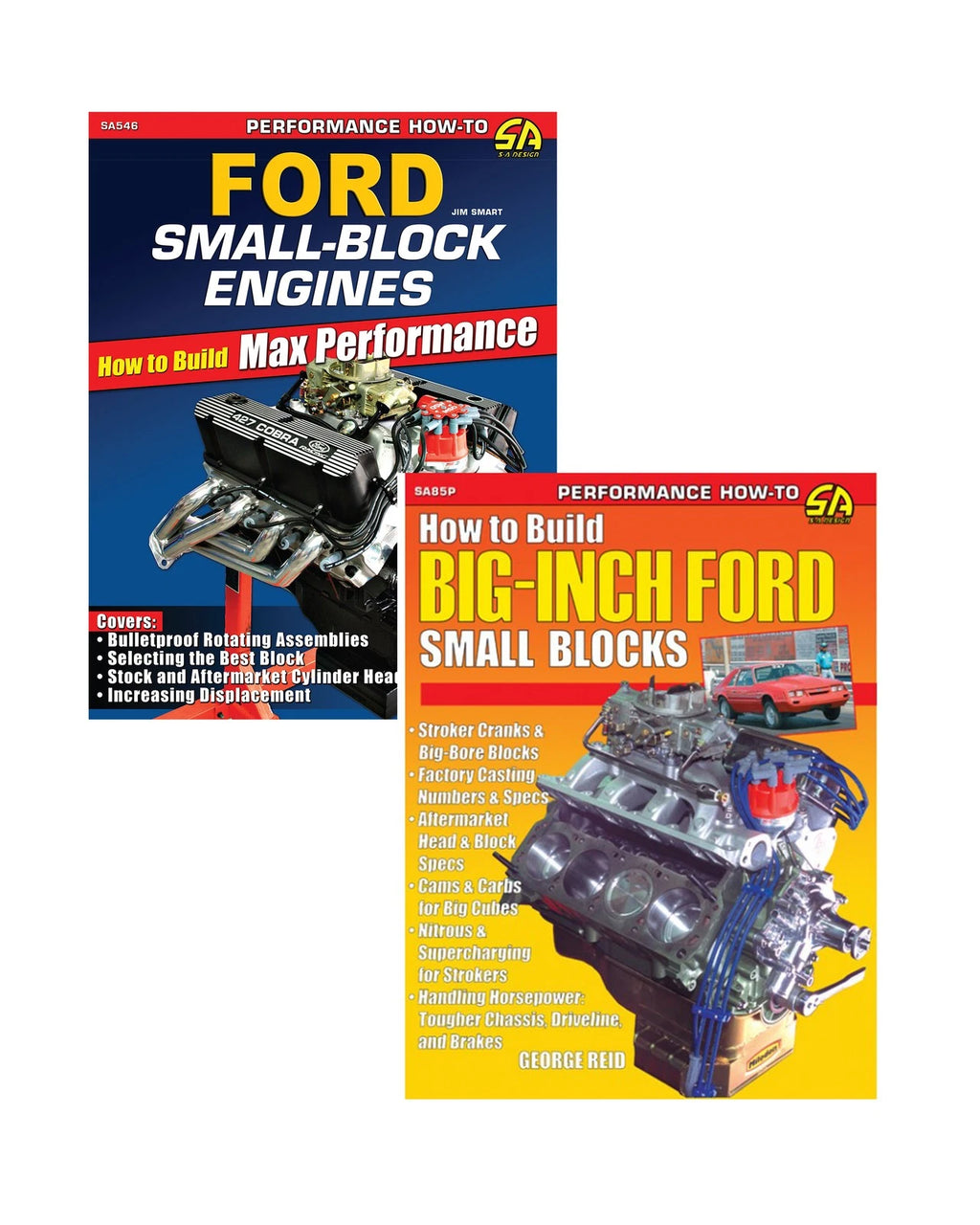 Set of 2 Ford Small-Block Engines Performance Books (Max Performance)