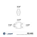 10 Amp Push-Button Reset Circuit Breaker FO1431 for Various Applications