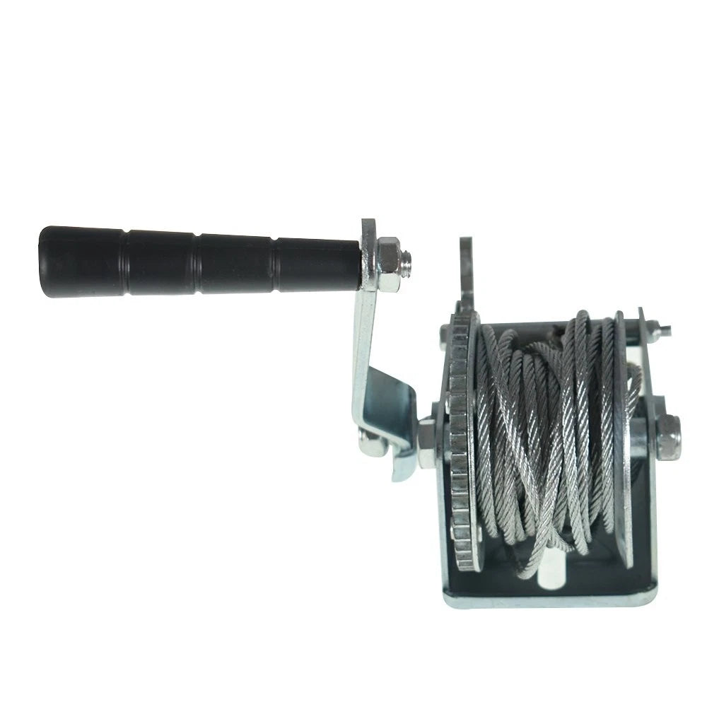 Heavy Duty Hand Winch 800lbs with 13FT Cable for