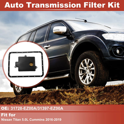 Set of 1 Transmission Filter for Nissan Titan 5.0L Cummins (2016–2019) 31728-EZ00A