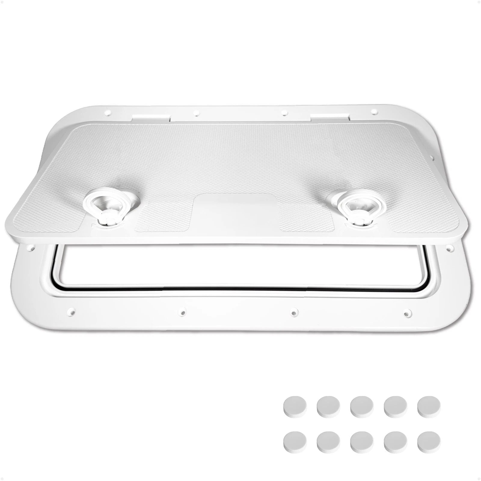 Boat Hatch for Marine Access (23-1/2" x 13-5/8", Off-White)