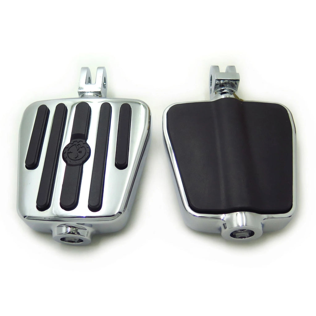 Chrome Rubber Footpegs for Triumph Legend (1999–2001)