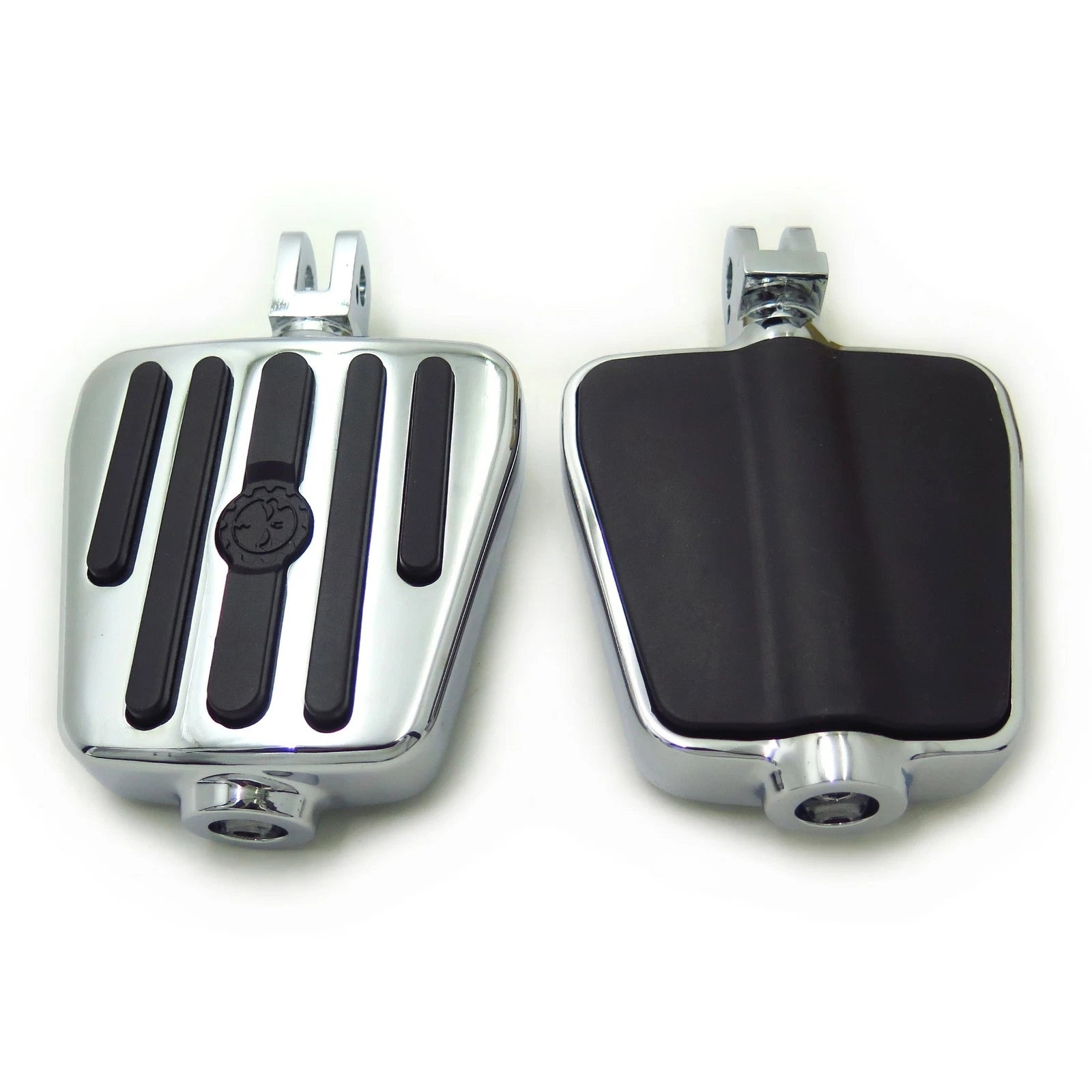 Chrome Rubber Footpegs for Triumph Legend (1999–2001)