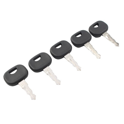 5PCS Ignition Keys for Volvo Wheel Loader & John Deere Heavy Equipment