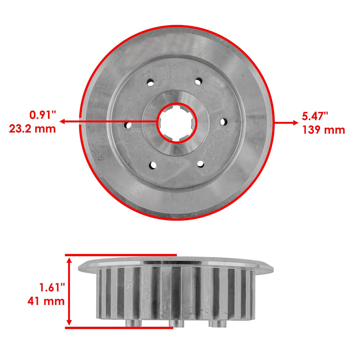 Clutch Center Replacement for Honda TRX450ER TRX 450ER (2006–2014)
