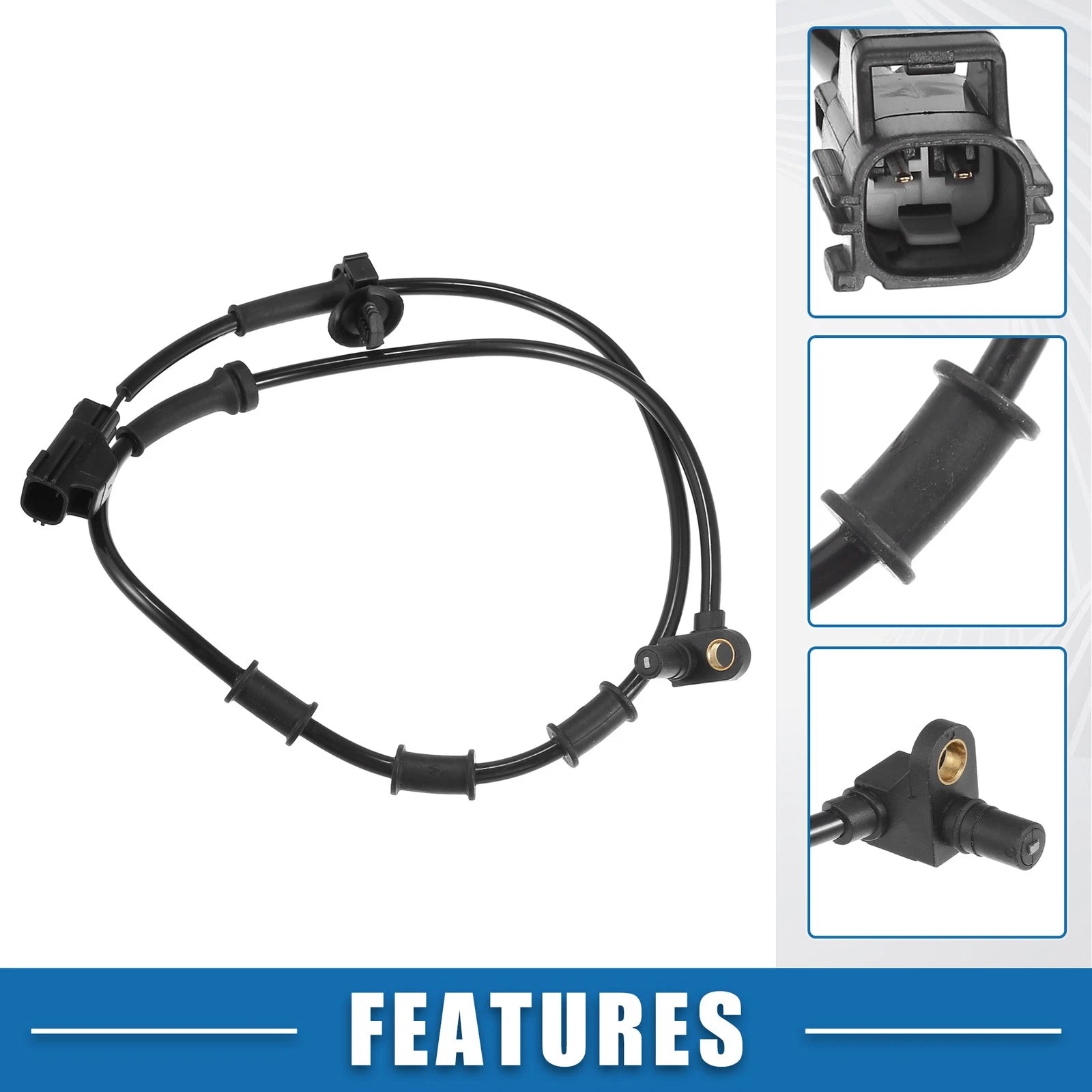 Front Left Right ABS Wheel Speed Sensor Replacement for Dodge Ram (2002–2005)