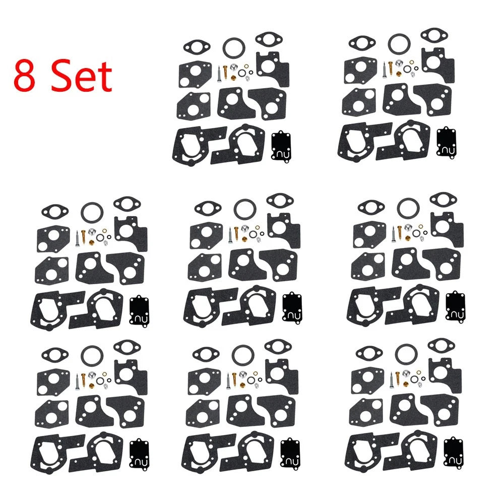 Set of 8 Carburetor Gasket Rebuild Kit for B&S 495606 494624