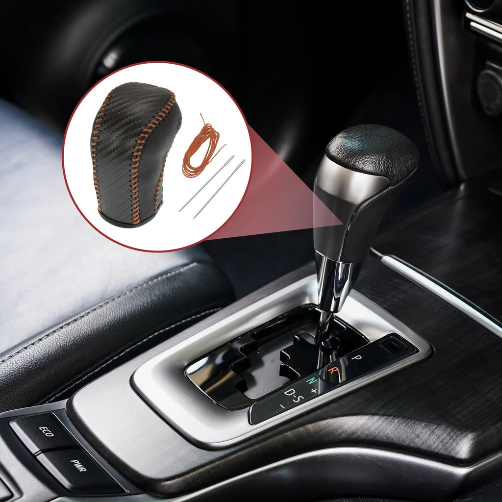 Gear Shift Knob Cover Replacement for Hyundai Tucson (2015–2018) Faux Leather