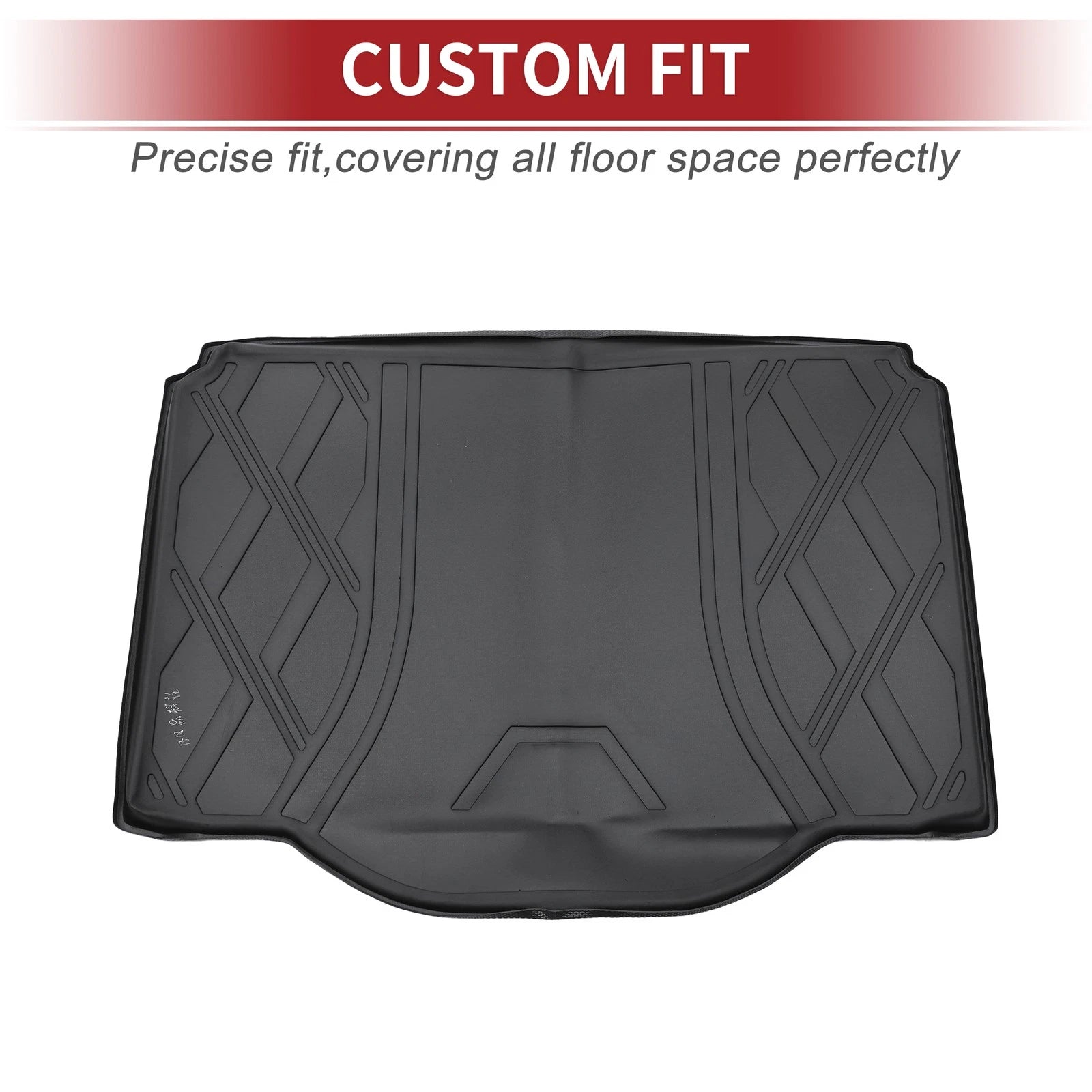 Cargo Liner Rear Trunk Mat for Chevy Trax (2014–2022) Diamond Pattern