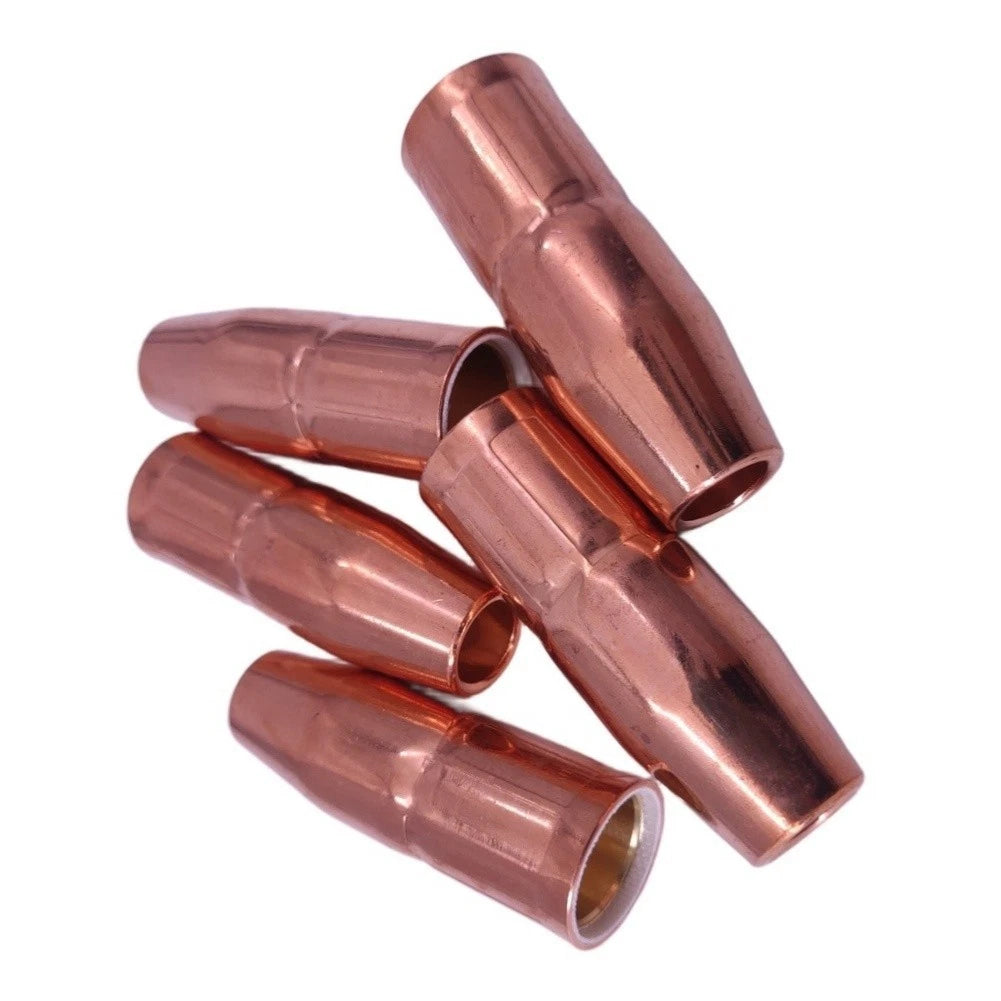 Copper Gas Nozzle for MIG Welding (High Heat Resistance)