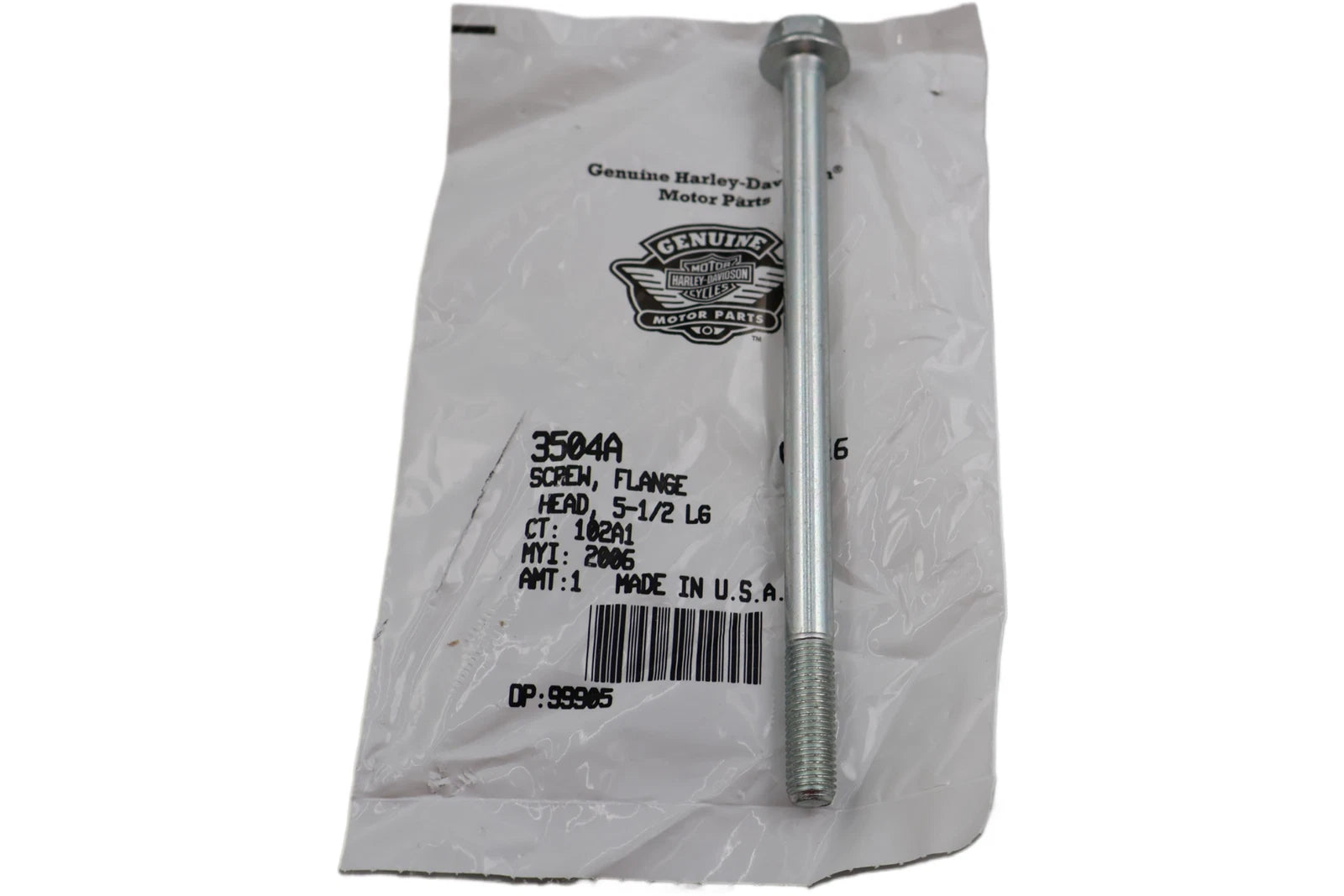 Crankcase Screw Hex Flange Head for Harley-Davidson FLH (3504A)