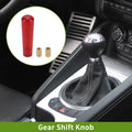 Cylindrical Crystal Shift Knob with 2 Adapters for Universal Fit (15cm)