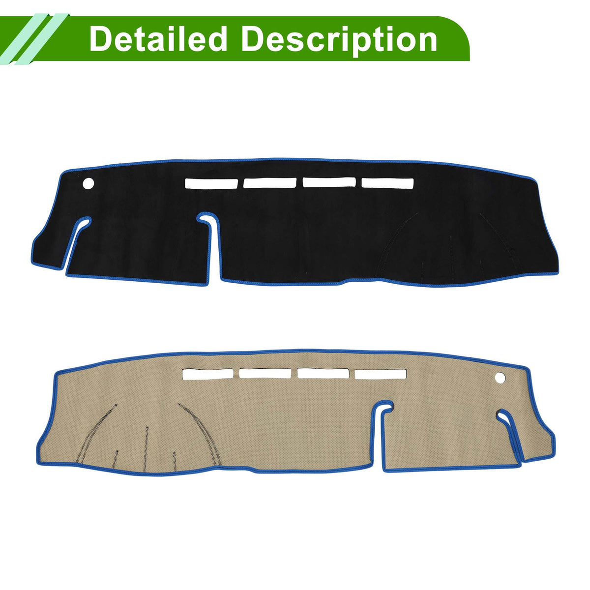 Dashboard Dash Cover Mat Replacement for Toyota HIACE 200 2004–2004