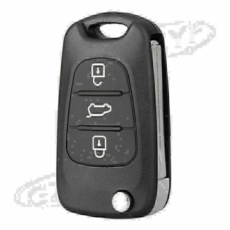 1x Remote Key Fob Case for KIA K2 K5 (S161B) Flip Key Shell