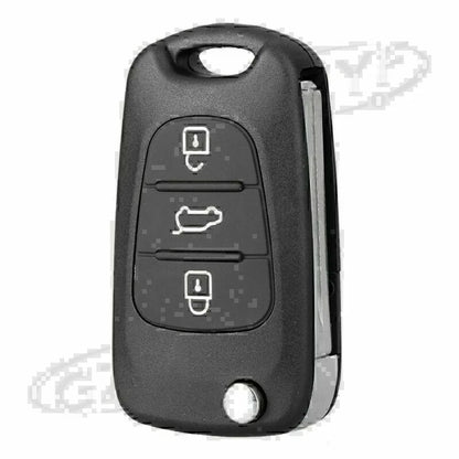 1x Remote Key Fob Case for KIA K2 K5 (S161B) Flip Key Shell