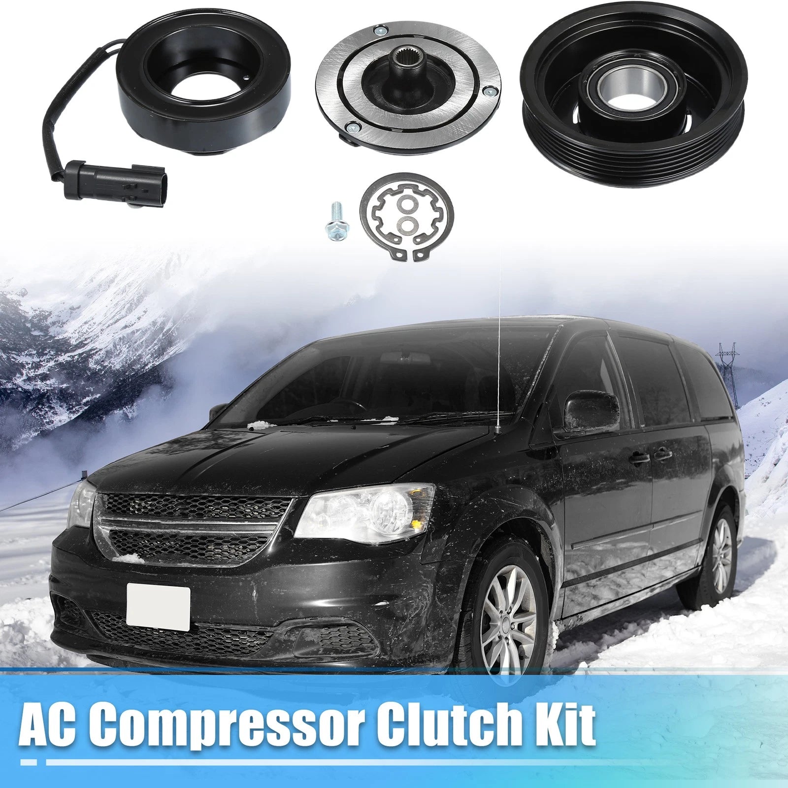 AC Compressor Clutch Replacement for Dodge Grand Caravan (2013–2020)
