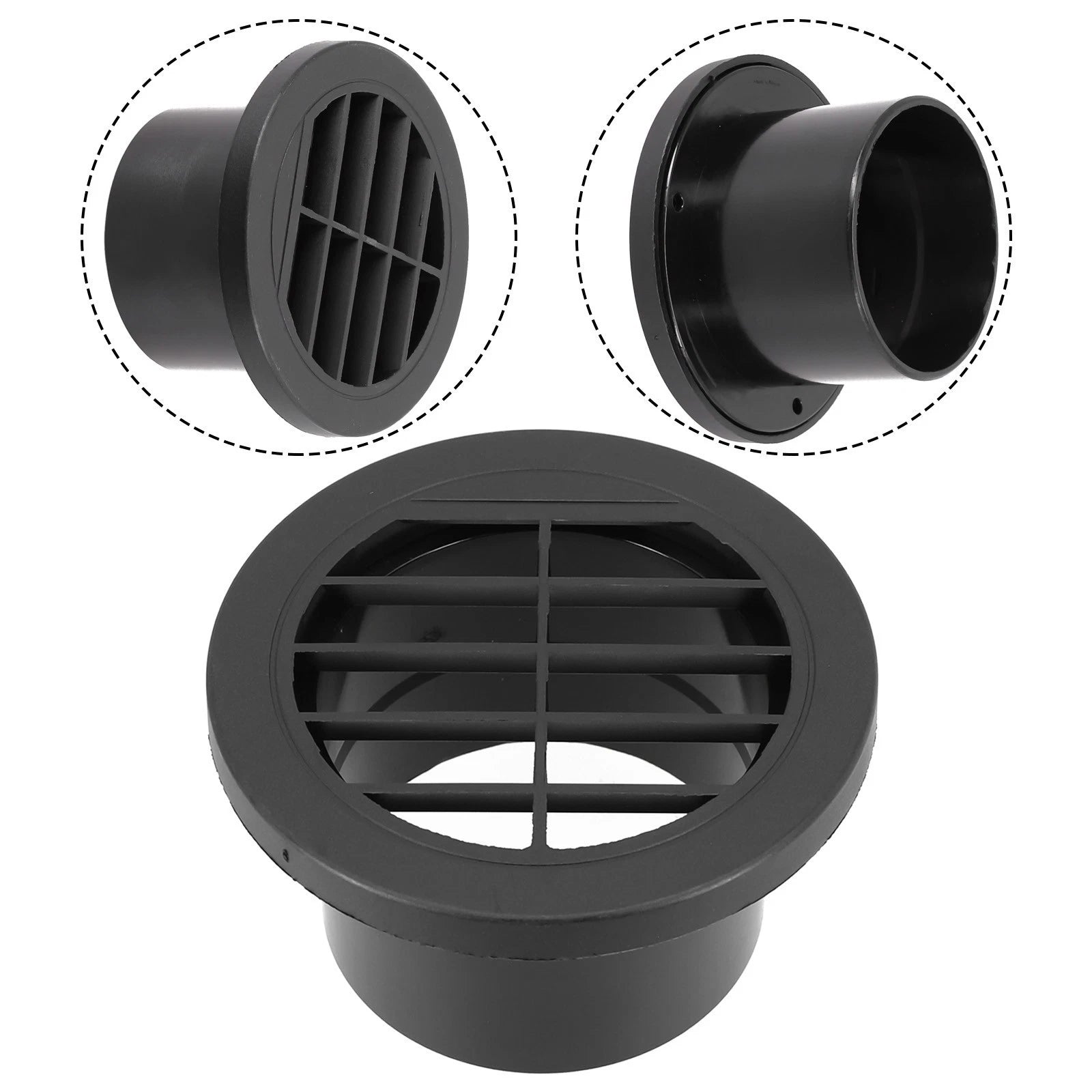 75mm Diesel Heater Ducting Vent Outlet for Webasto (Compatible with Multiple Models)