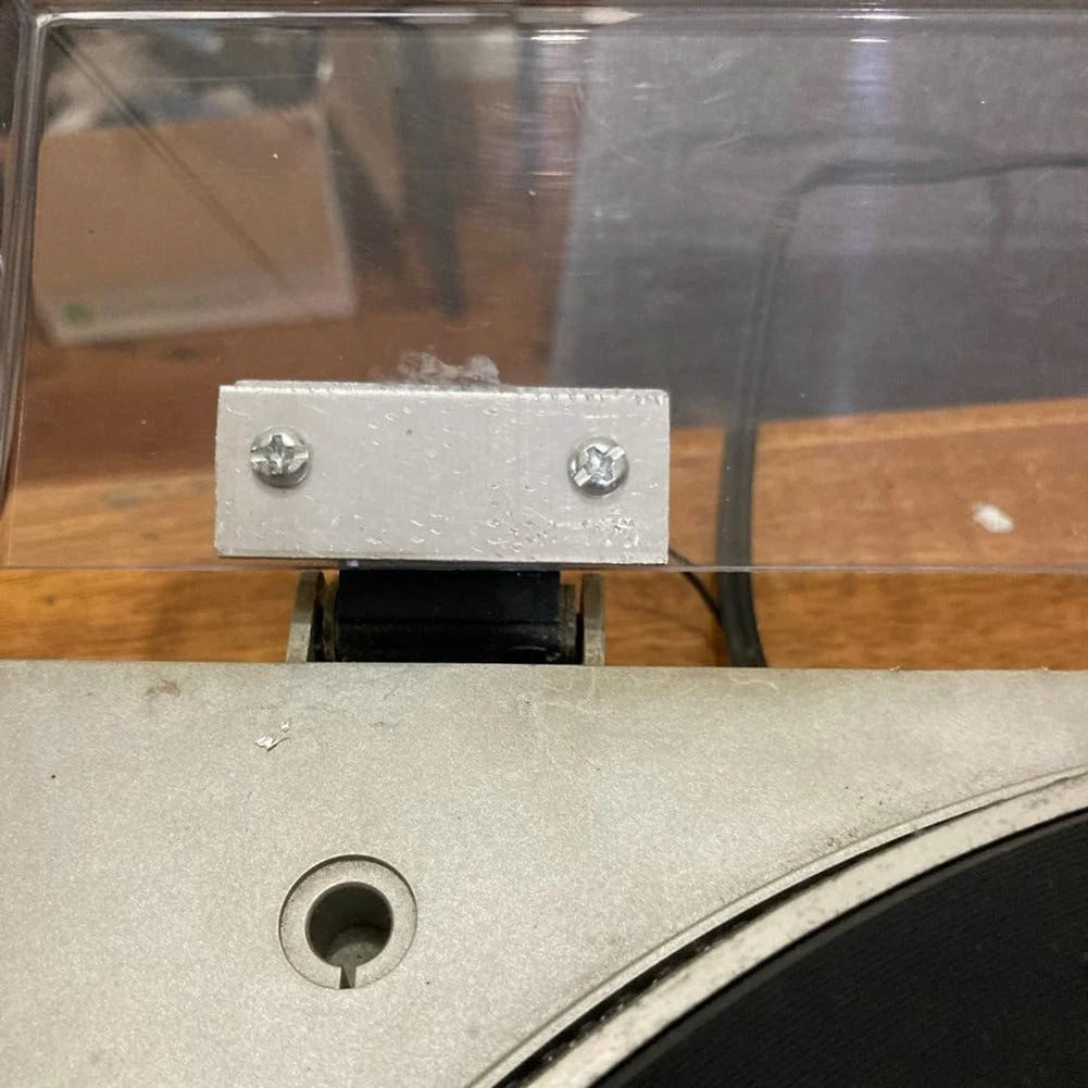 Dust Cover Hinge Kit for Technics SL-D2 (Aluminum Silver)