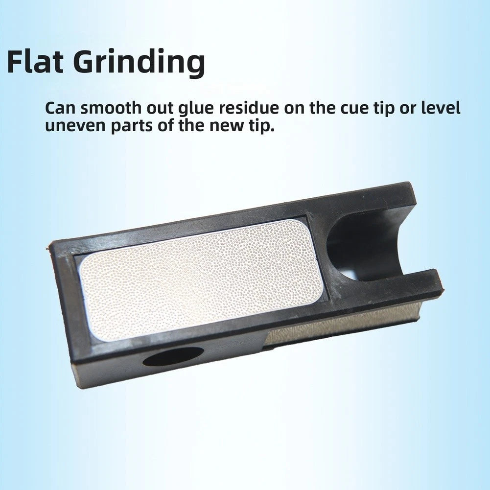 2X Billiard Cue Tip Tool for On-the-go Repair