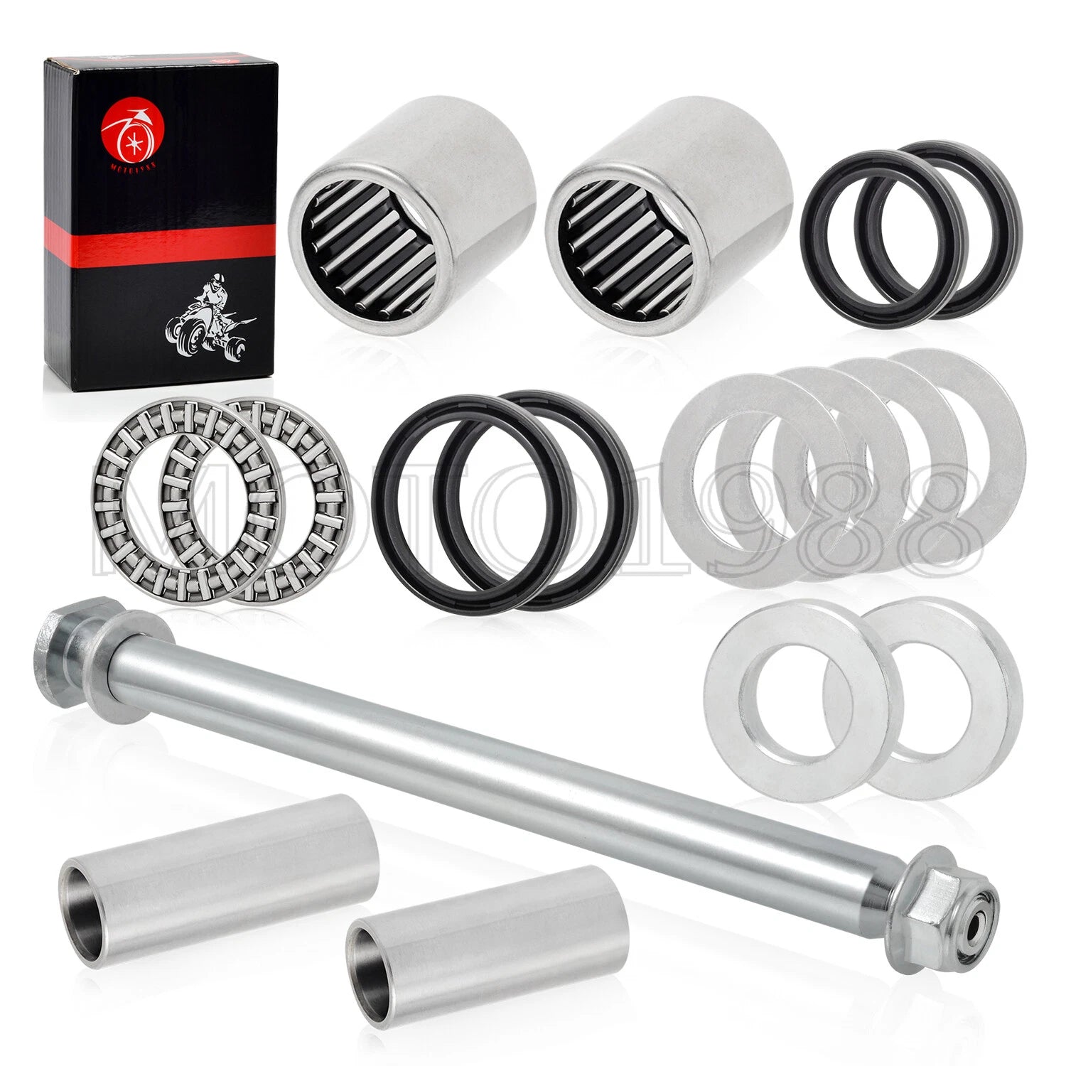 Swing Arm Pivot Shaft Bolt Bearing Seal Kit for Honda CRF250R CRF250X (2004–2009)