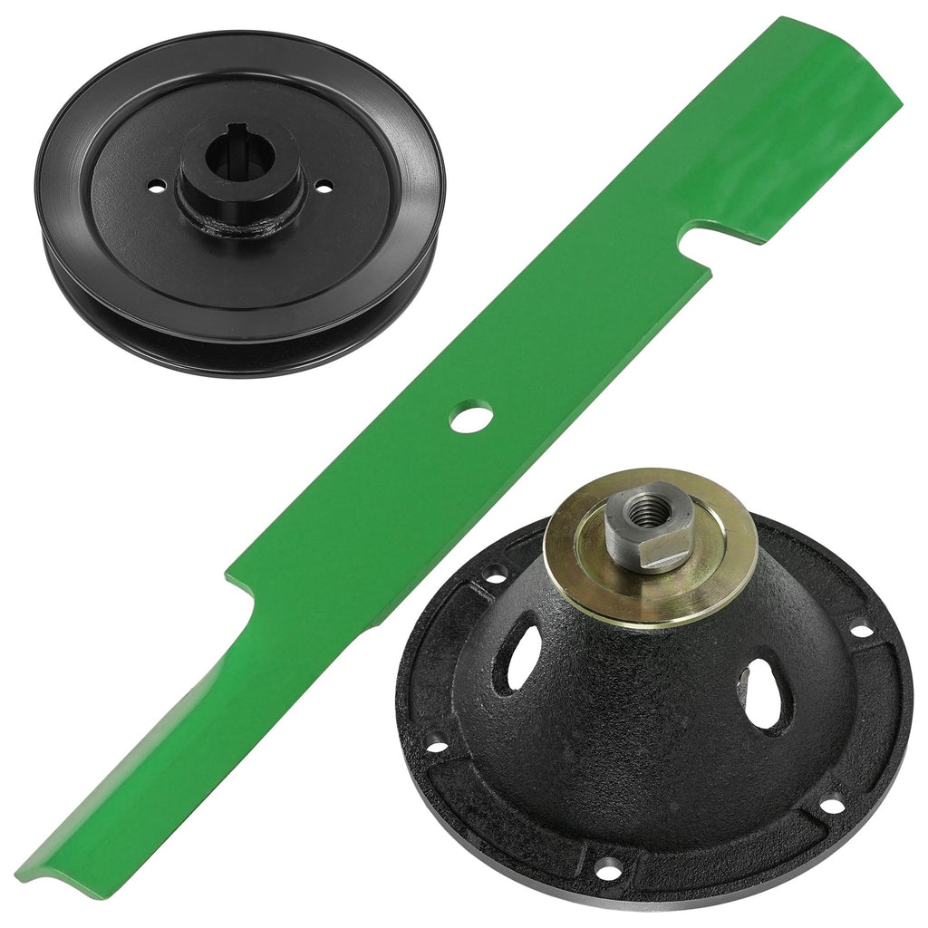 Deck Spindle Blade and Pulley Replacement for Ferris FW35F (2000–2000)