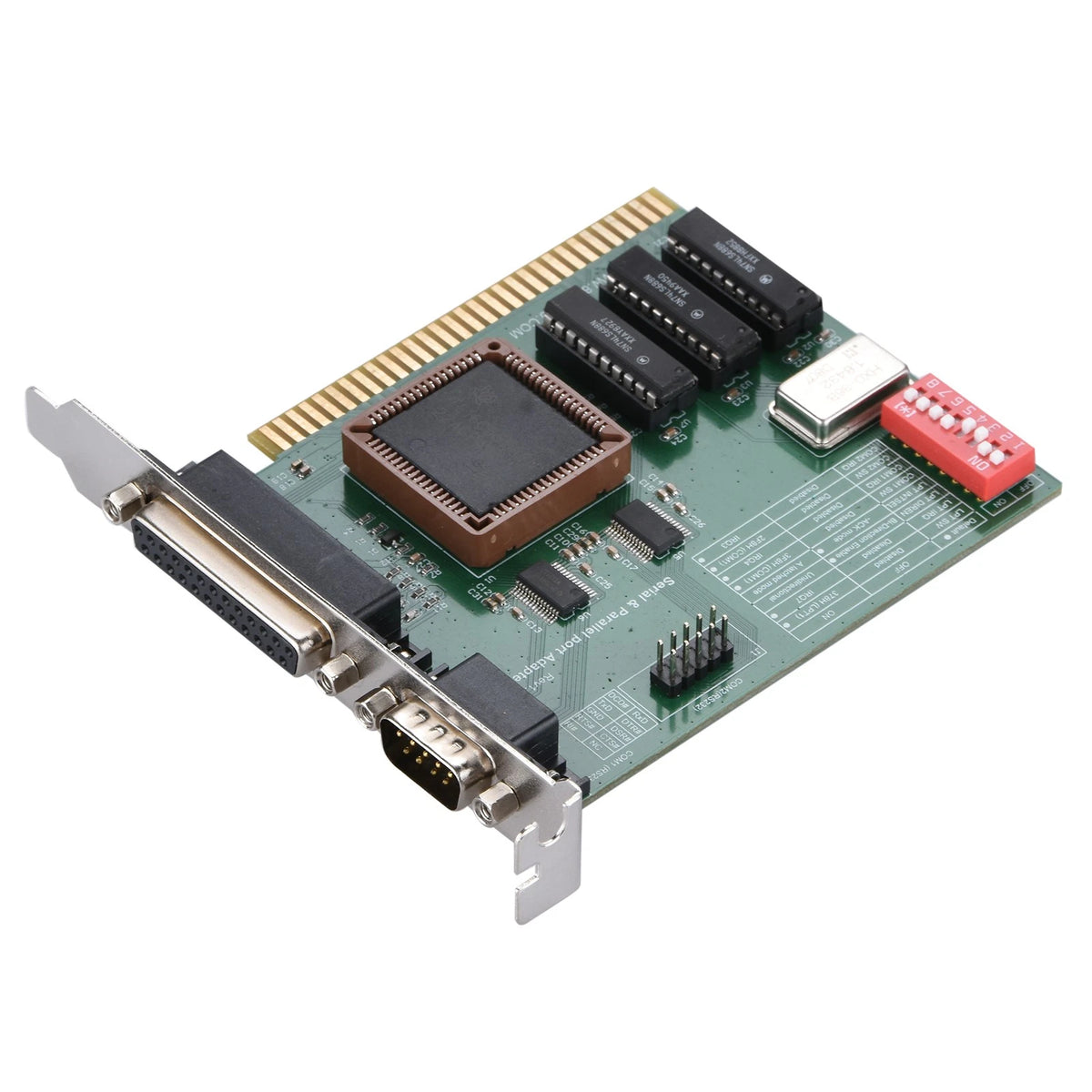 ISA RS232 Serial & Parallel Port Expansion Card for PC (Retro)