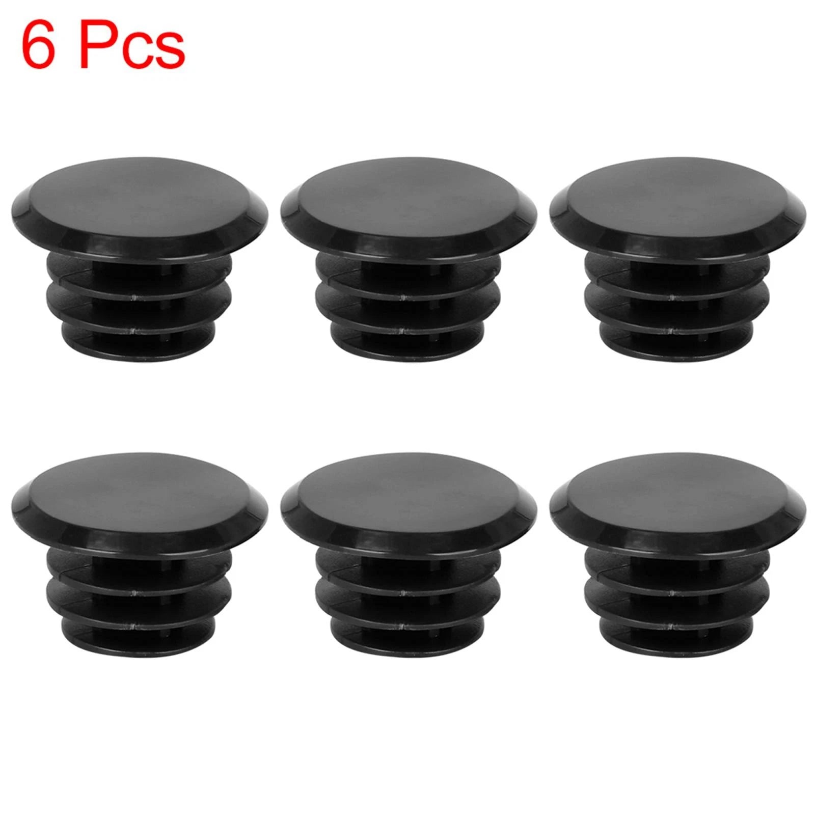 Bicycle Handlebar End Plugs Caps Locking Grip for 6pcs Black (2000–2000)