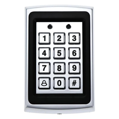 Stainless Steel Housing Keypad Card Reader for RFID Access Controller