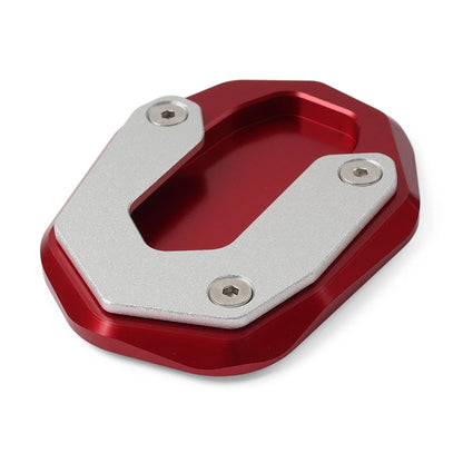 Kickstand Foot Side Stand Plate Extension Pad for Ducati Scrambler 800 (2014–2018) Red