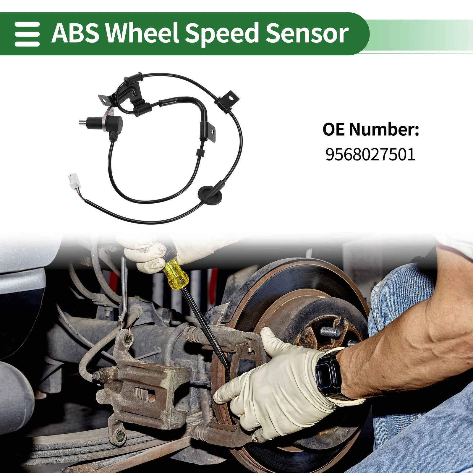 ABS Wheel Speed Sensor Replacement for Hyundai Tiburon (1999–2001)