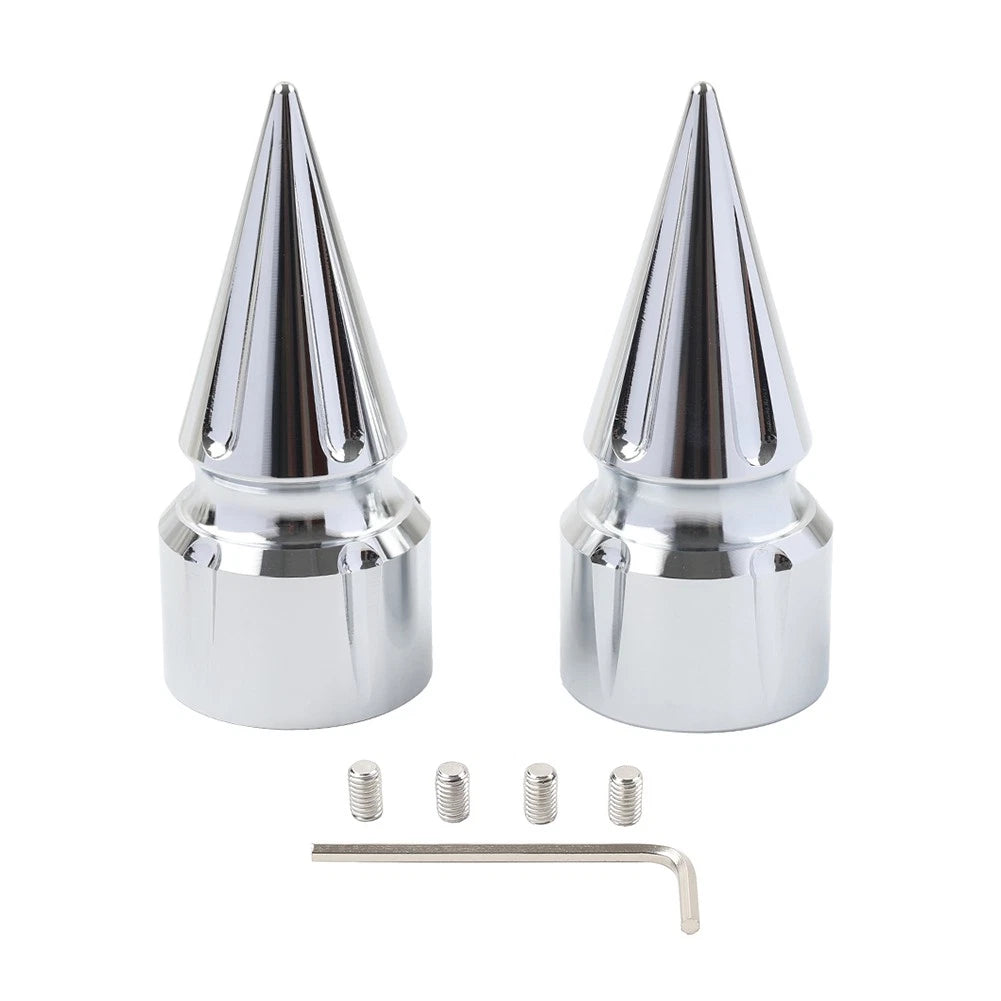Front Axle Cap Nut Cover 3.6" for Harley Softail (2007–Present), Dyna (2008–Present), Street Glide (2008–Present)