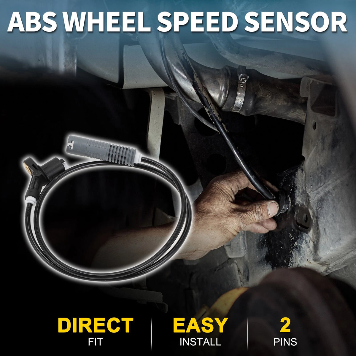 Rear Left ABS Wheel Speed Sensor for BMW 318i (1992–1998)