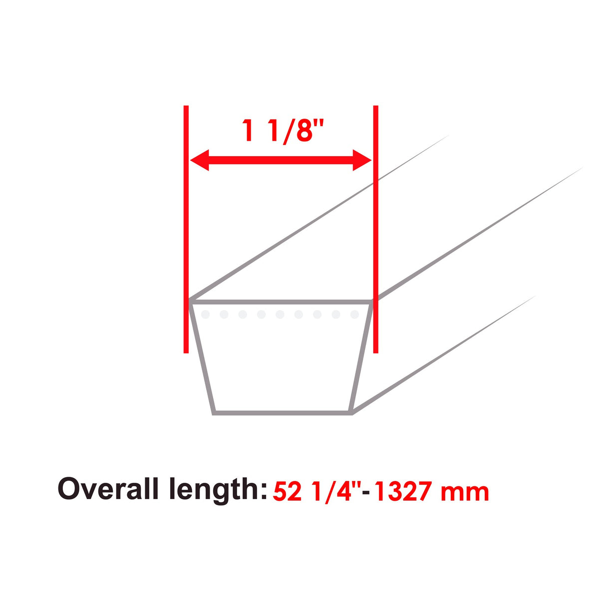 Drive Belt Replacement for Snapper 48202 (2010–2010)
