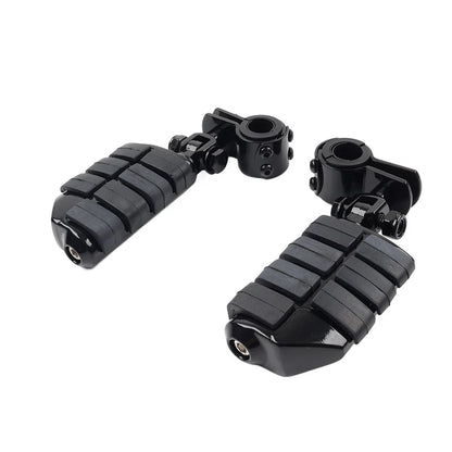 Universal Motorcycle Footpegs Highway Pegs for Harley Honda (Fit 1-1/4")
