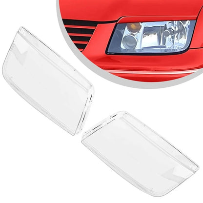 Set of 2 Headlamp Lens Covers for VW Bora Jetta MK4 (1999–2005)