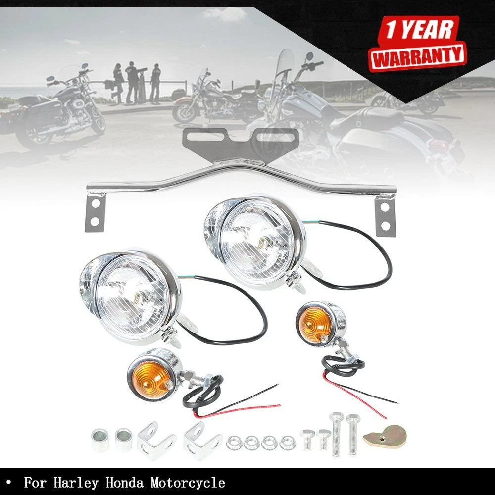 Fog Light Bar with Bracket for Honda Motorcycle