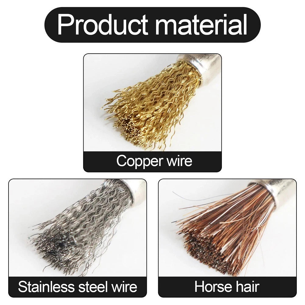 100mm Steel Wire Wheel Brush for Rotary Tool (Polishing, Rust Cleaning)