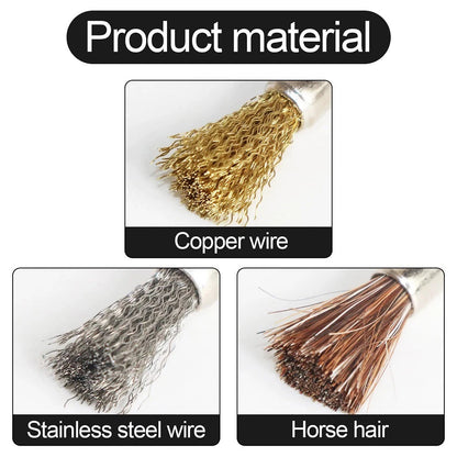 100mm Steel Wire Wheel Brush for Rotary Tool (Polishing, Rust Cleaning)