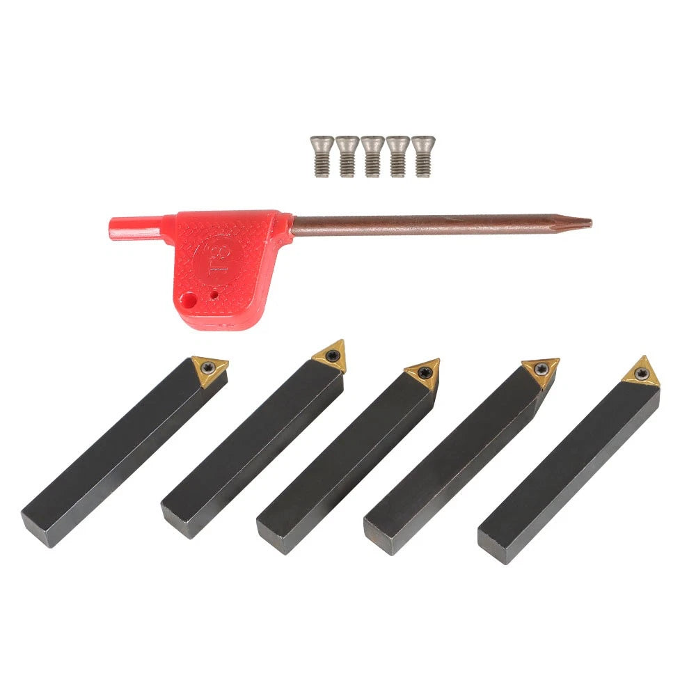 5-Piece Indexable Turning Tool Set for Automotive Applications
